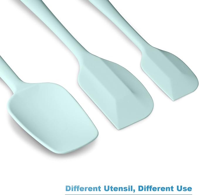 Silicone Spatula 3‑Piece Set Heat Resistant 600°F Non‑Stick Rubber Spatulas - Image 6