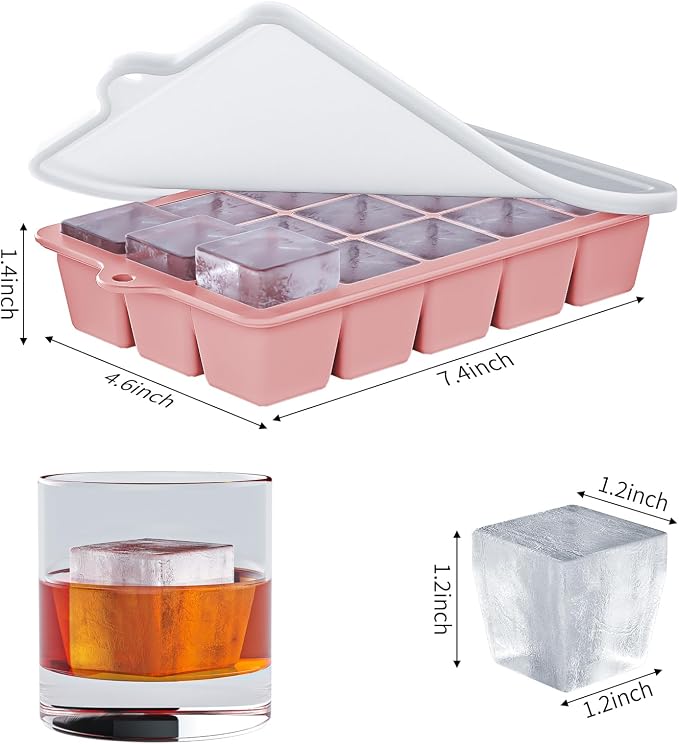 Silicone Ice Cube Tray 3 Pack - Image 4