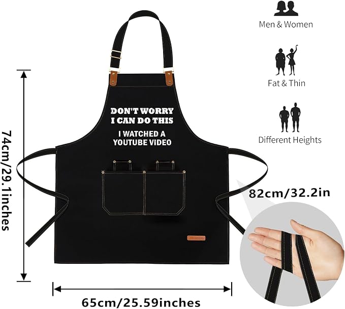 Baking Apron for Men Women, Funny Apron Baking Gifts - Image 2