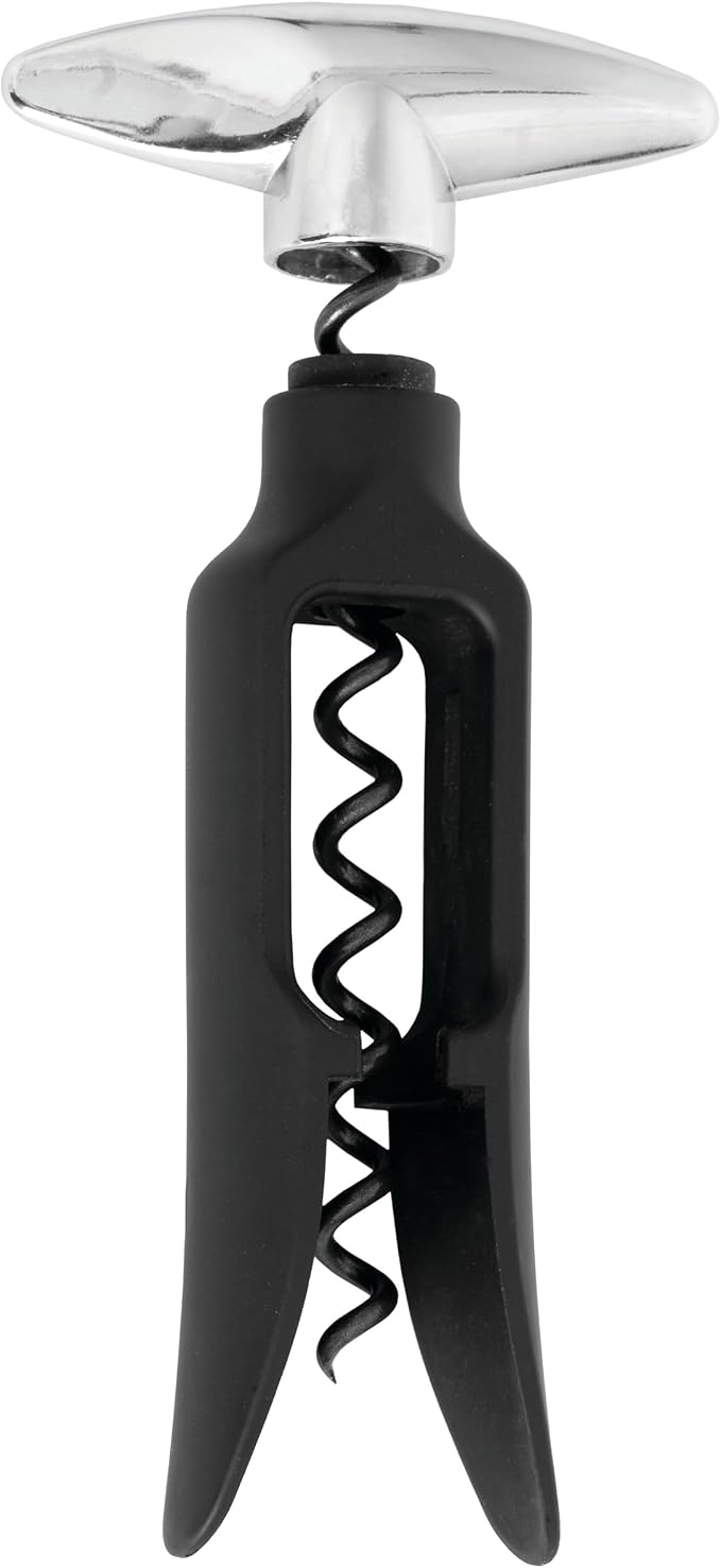 True Self Pulling Corkscrew Wine Opener, Durable Plastic by True