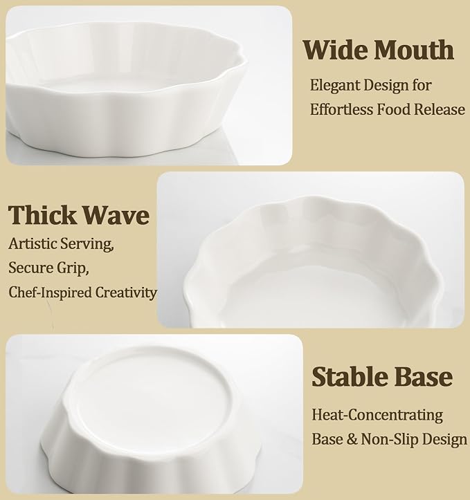 Mini Baking Dish Set, 12 oz Ramekins - Image 7