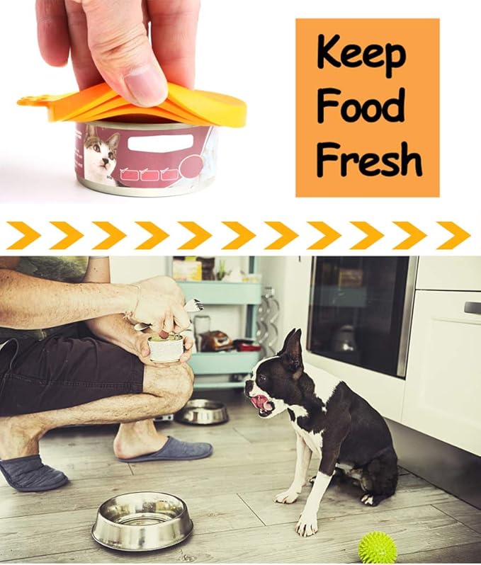 Comtim Pet Food Can Cover Silicone Can Lids - Image 6