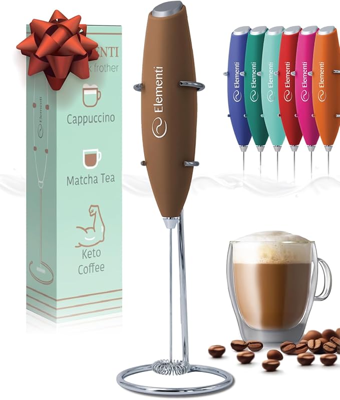 Elementi Coffee Mixer Wand & Drink Mixer by Elementi