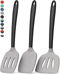 Coukre 3 Pack Silicone Spatula Set, High Heat Resistant, Fish Spatula, Solid & by Coukre