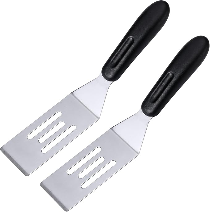 2 Pack Mini Spatula Stainless Steel Small Spatula by Edgnb