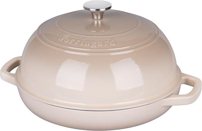 VORRINGARD Enameled Cast Iron Dutch Oven Pot - Image 4