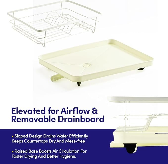 Dish Drying Rack 3 Piece Dish Drainer - Image 4