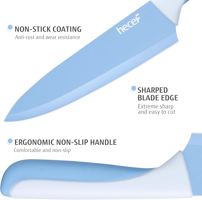 hecef 15 Pieces Kitchen Knife Set - Image 4