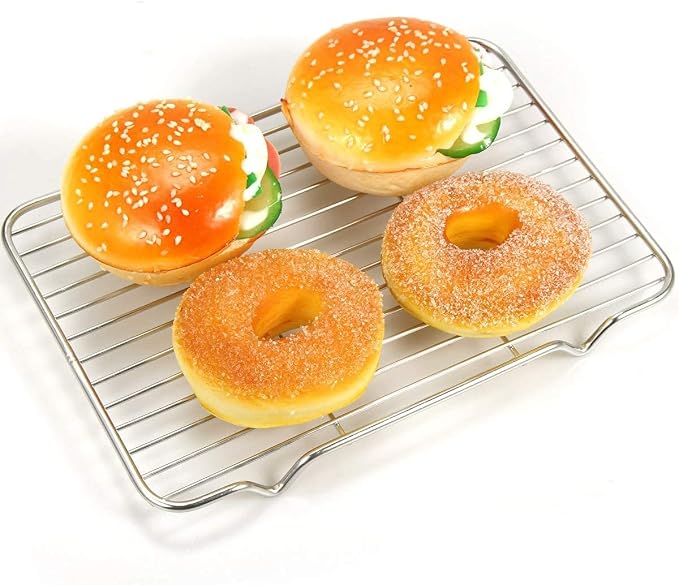 Cooling Rack Set of 3, Baking Rack Stainless Steel Wire Rack - Image 4