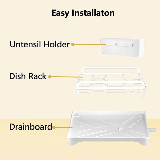 LIYI Dish Drying Rack for Kitchen Counter - Image 7
