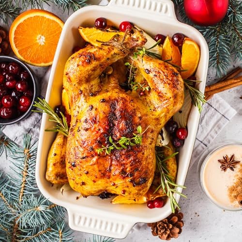 Royalcraft Roaster Oven with Self-Basting Lid, 18qt Electric Roaster