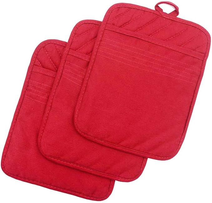 Anyi Pot Holders for Kitchen Heat Resistant, Cotton Hot Pads for Counter Table by Unknown