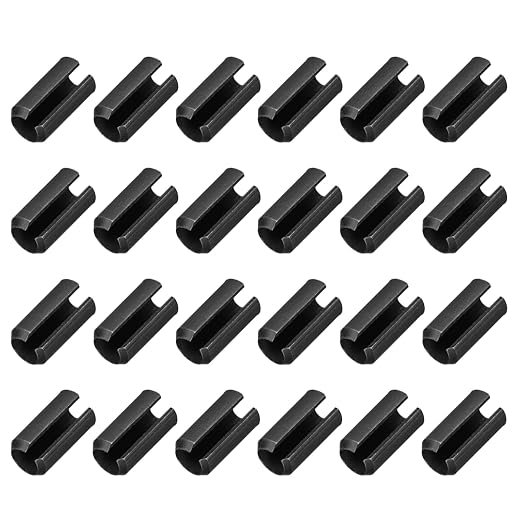 MECCANIXITY 25Pcs Slotted Split Roll Pins 1/2 Inch Dia. 4/5 Inch Length 65Mn by MECCANIXITY
