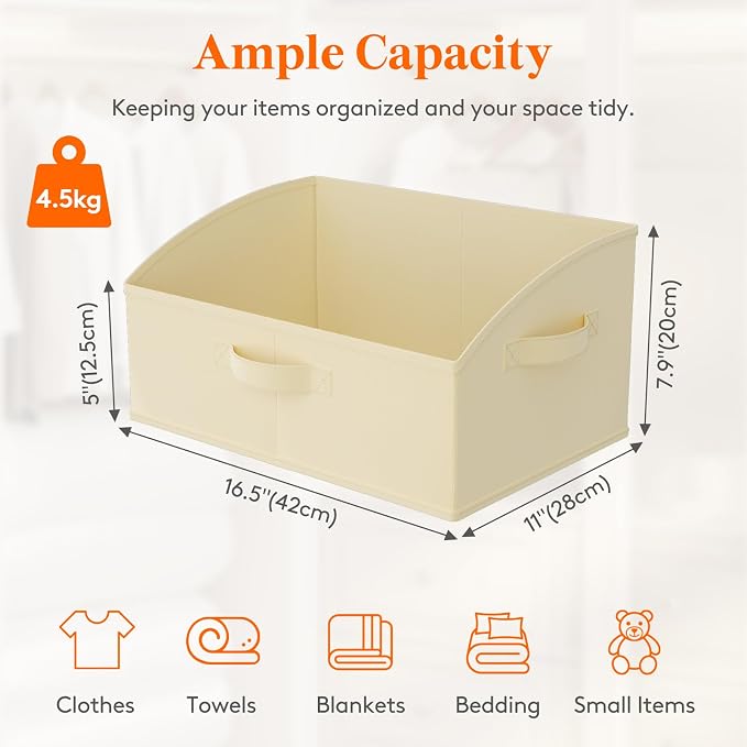 Lifewit Trapezoid Closet Storage Bins - Image 2