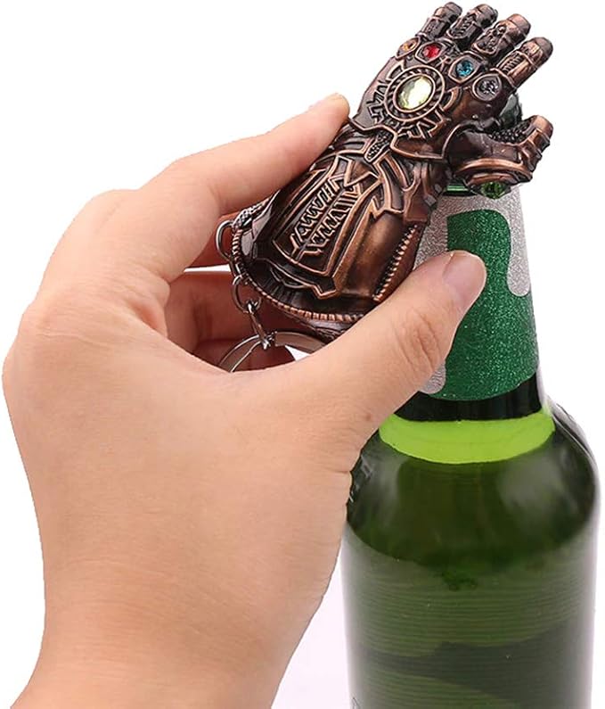 2-Pack Hammer Keychain Bottle Opener and Glove Keychain Bottle Opener, Beer - Image 4
