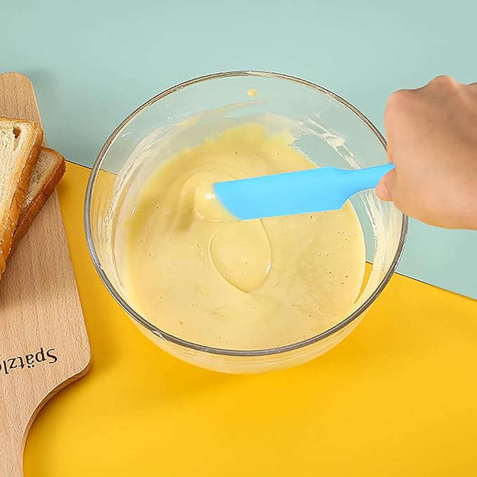 【5 Pack】Silicone Jar Spatula, Long Handle Jar Scraper Spurtle, Sourdough Spatula - Image 8