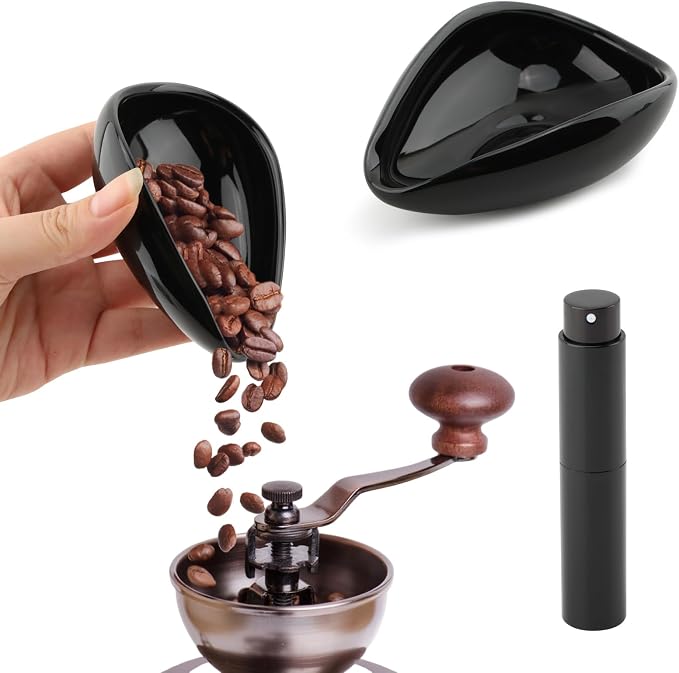 Coffee Bean Dosing Cup and Spray Bottle Set by Unknown