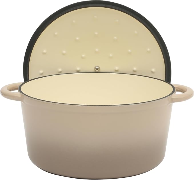 Gibson Home Addlestone 7 Qt Enameled Cast Iron Dutch Oven Pot - Image 6