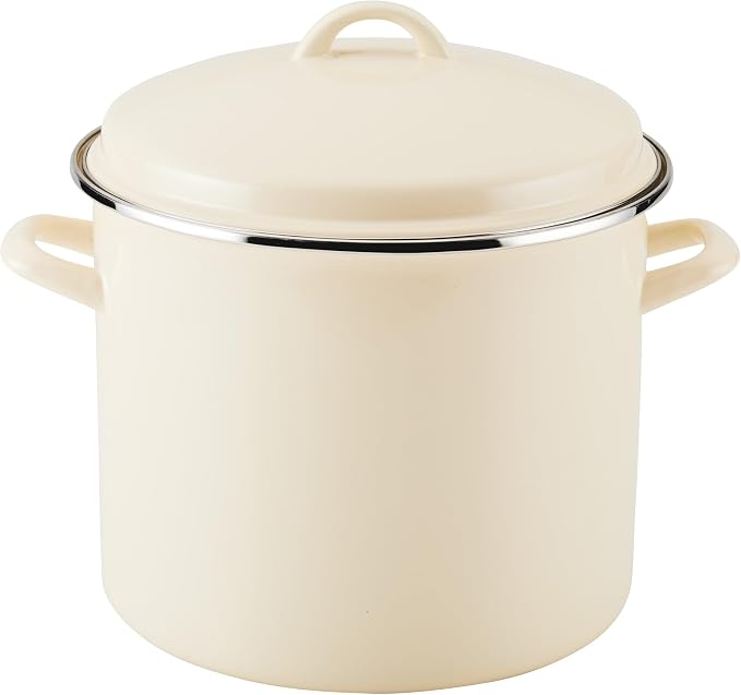 Rachael Ray Enamel on Steel Stockpot by RachaelRayKitchenware