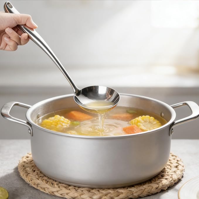 304 Stainless Steel Cooking Utensils Set, Mirror Polished Kitchen Gadget - Image 3