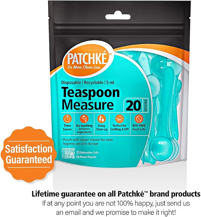 Plastic Measuring Spoons, Fits in Jar, Good - Image 4