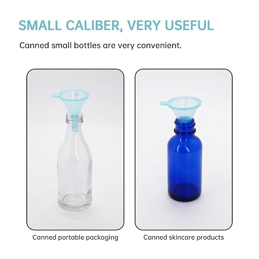 Mini Funnel 4-Pack for Lab Bottles, Sand Art, Essential Oil, Recreational - Image 4