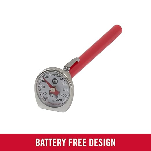 Rubbermaid Commercial Products Food/Meat Instant Read Thermometer, Pocket Size - Image 6