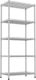 REGILLER 5-Wire Shelving Metal Storage Rack Adjustable Shelves, Standing by REGILLER