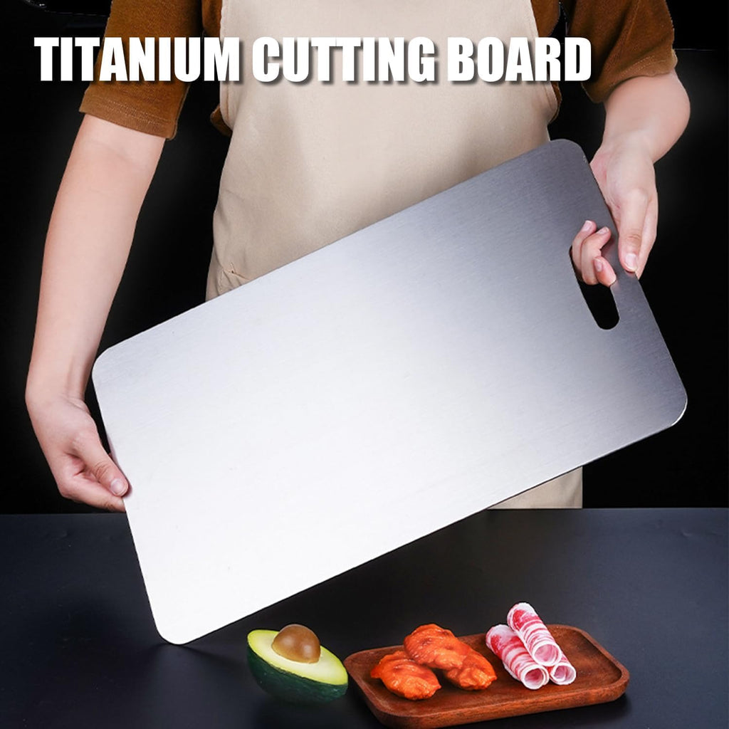 Titanium Cutting Board - 2026 New Upgrade 100% Pure Titanium Cutting