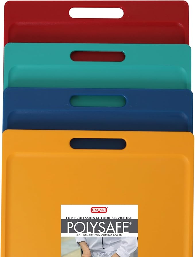 Dexas 4-Pack NSF Certified Polysafe Cutting Boards by Dexas