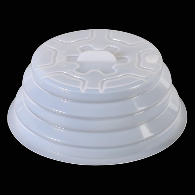 Kichwit Silicone Microwave Plate Cover Collapsible, Dishwasher Safe and BPA Free - Image 3