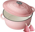Enameled Cast Iron Dutch Oven by SUNOUTLY