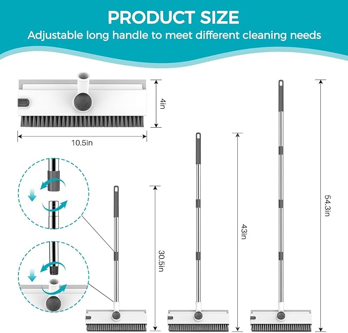 SetSail Floor Scrub Brush, 3 in 1 Floor Scrub Brush - Image 2