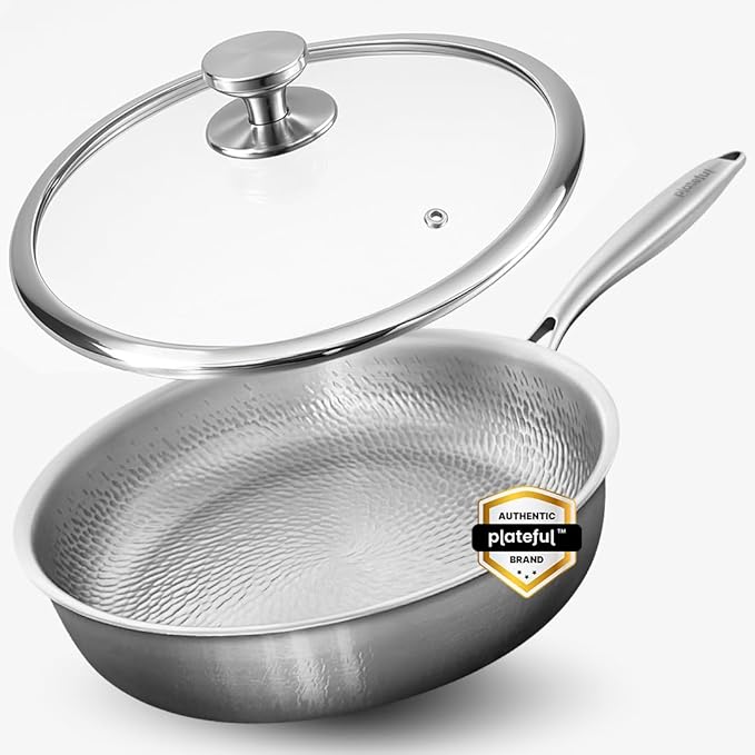 Plateful Titanium Pan For Cooking 12" by Plateful