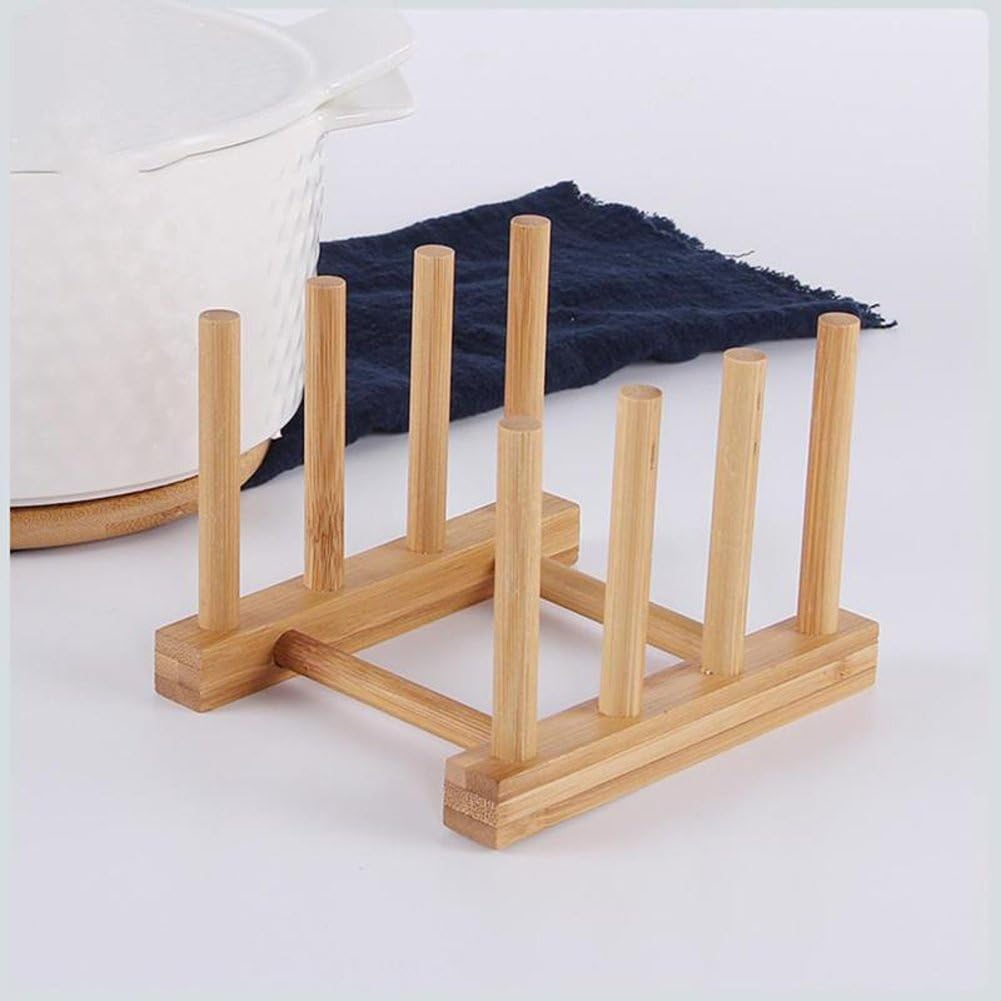 YWSHF Bamboo Wooden Dish Rack Drying for Kitchen