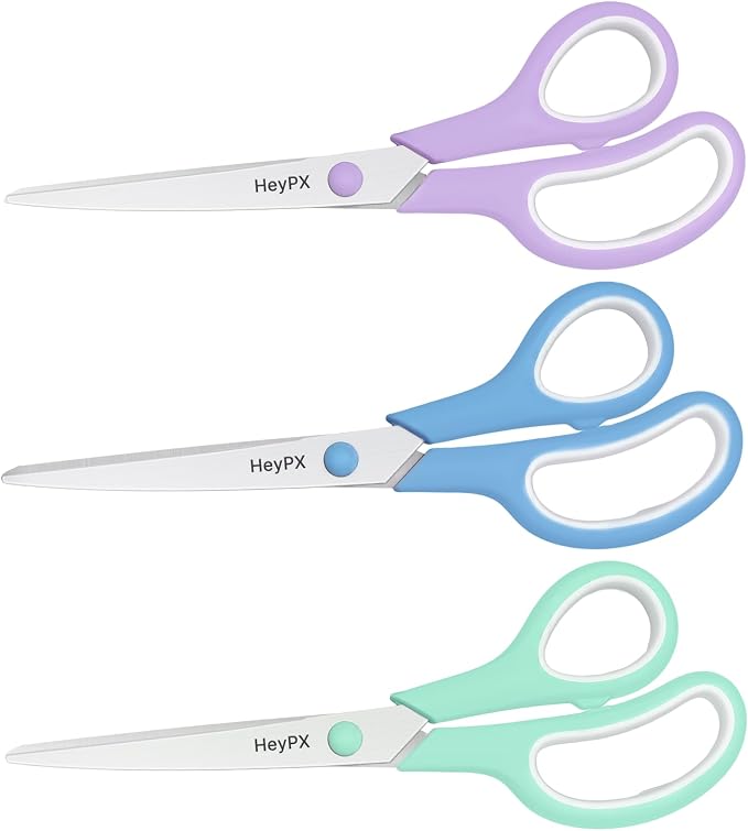 3-Pack 8.5" Ultra Sharp Stainless Steel Scissors - Image 7