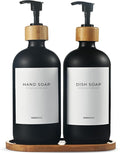 MaisoNovo Glass Dish Soap Dispenser by MaisoNovo-TheArtofSustainableLiving