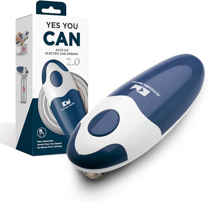 Kitchen Mama Auto 2.0 Electric Can Opener: Blade Opens Almost Any Can Pop or by KitchenMama