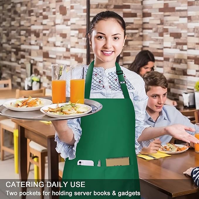 Jubatus 2 Pack 100% Cotton Aprons - Image 5