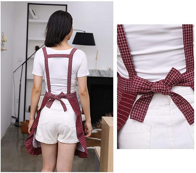 Cute Apron for Women with Pockets, Comfortable Kitchen Apron - Image 2