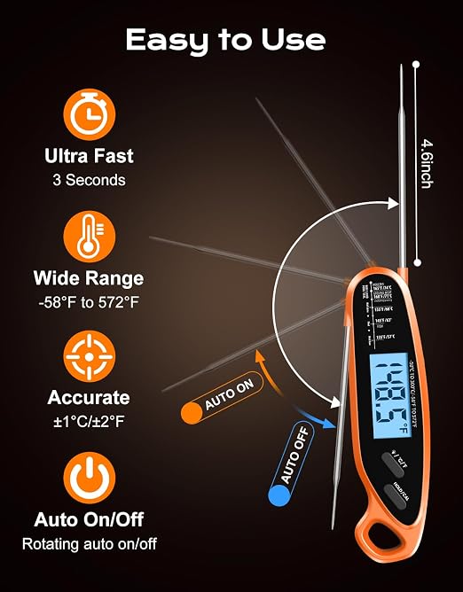 Digital Meat Thermometer for Cooking - Image 3