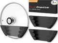 Universal Pot Lid Organizer for Cabinet by NICEYOS