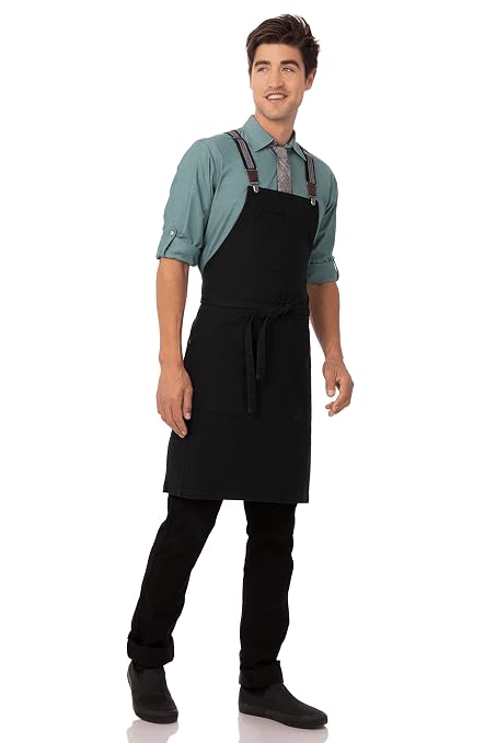 Chef Works Unisex Berkeley Bib Apron - Image 2