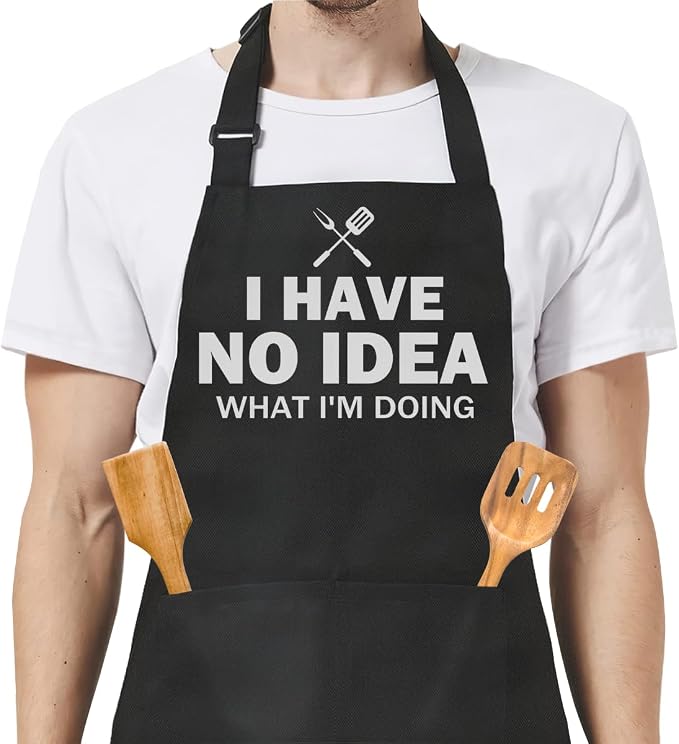 SANDJEST Funny Mens Aprons by SANDJEST