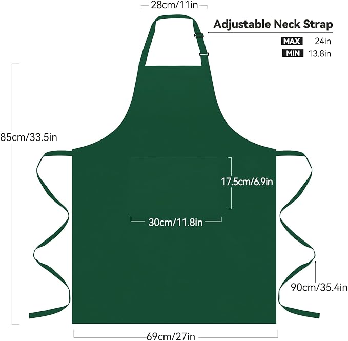 NLUS 2 Pack Kitchen Aprons - Image 3