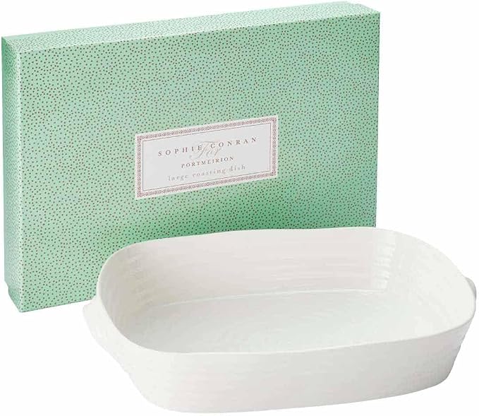 Portmeirion Sophie Conran Handled Roasting Dish, Freezer Safe Pan - Image 4