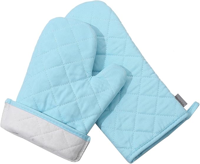 Oven Mitts and Pot Holders 4 pcs Set, High Heat Resistant 500 Degree Extra - Image 5