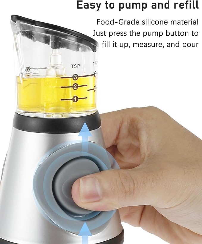 Oil Dispenser Bottle, 17oz Olive Oil Dispenser Oil Sprayer, Baking Frying - Image 6