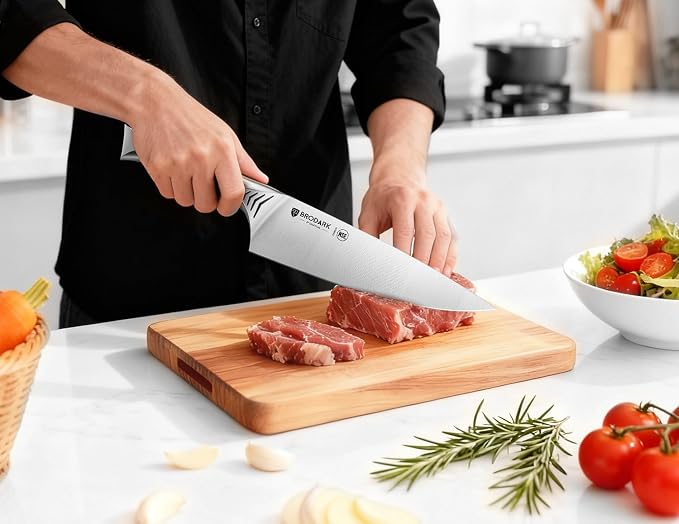 BRODARK Kitchen Knife Set with Block - Image 5