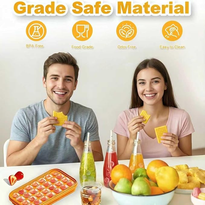 Effortless Ice Cube Tray, One-Second Release Ice Maker - Image 7